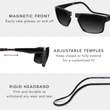 Clic Readers Vintage Expandable Sun Bifocal - Polarized / Black / 2.00