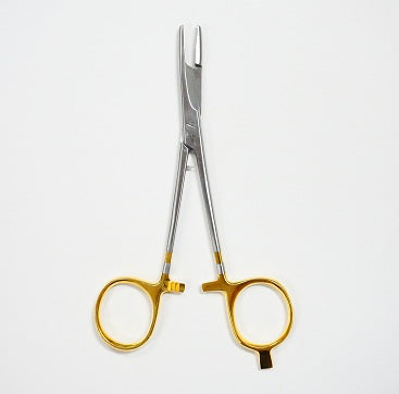 DR SLICK Scissor Clamp 4" Gold Loops Straight 1/2"