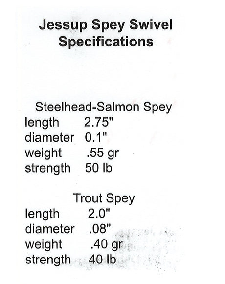 Jessup Spey Swivel