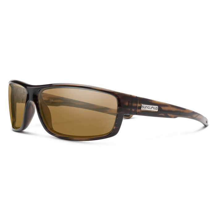 SunCloud VOUCHER BROWN STRIPE POLARIZED BROWN