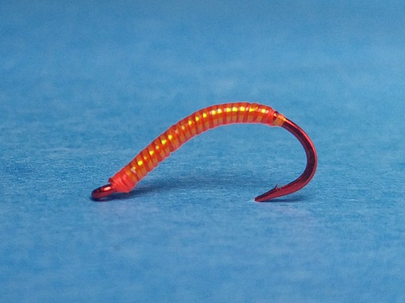 Sparkle Worm - Orange - Click Image to Close