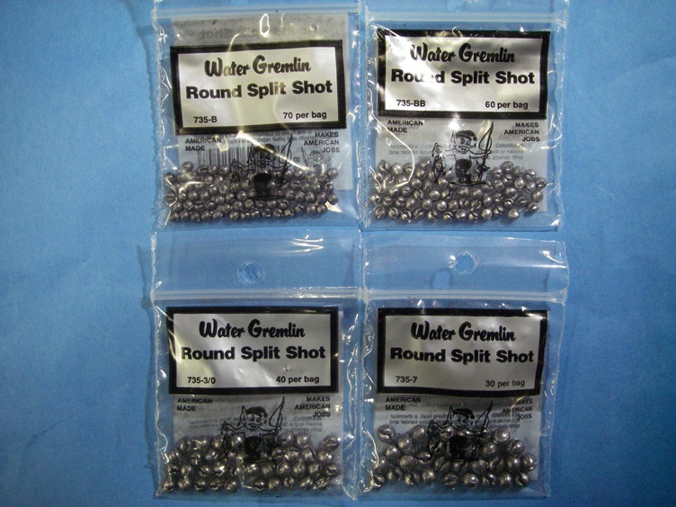 Water Gremlin Round Split Shot - $1.95 : Waters West Fly Fishing  Outfitters, Port Angeles, WA