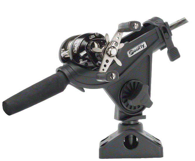 Scotty 280 Baitcaster / Spinning Rod holder with side / deck