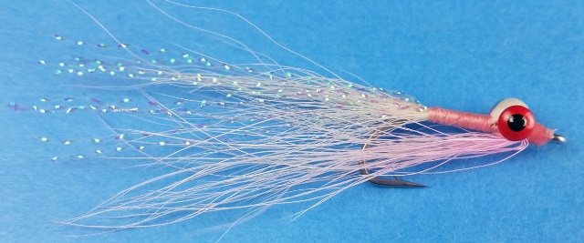 Clouser Minnow - Pink/White - Click Image to Close