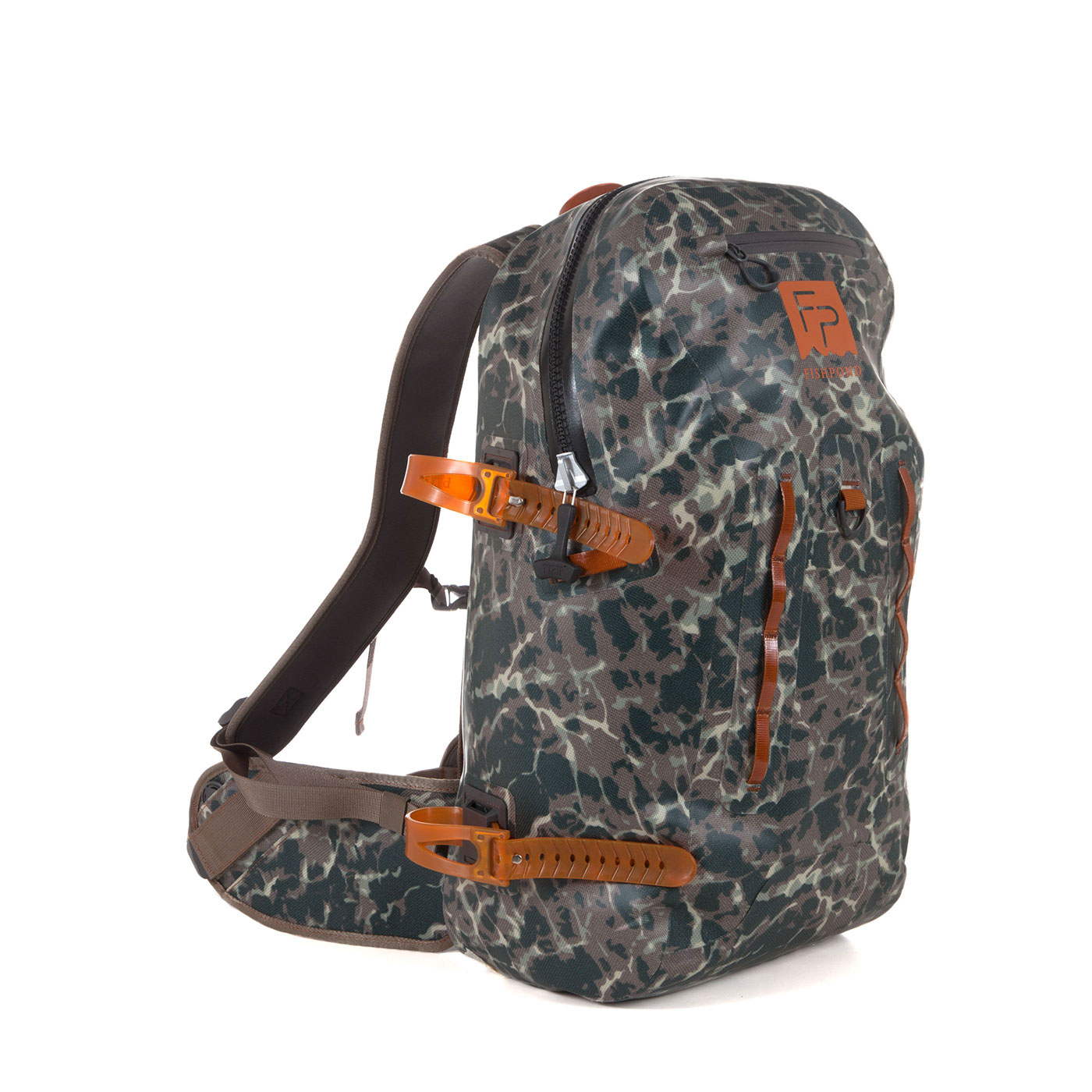 FishPond Thunderhead Submersible Backpack - Riverbed Camo - Click Image to Close