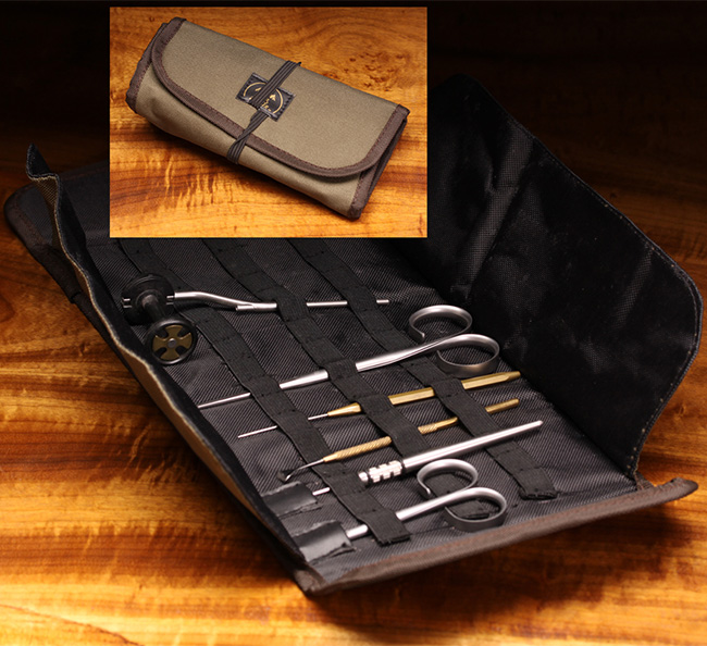 Hareline Roll up tying tool pouch