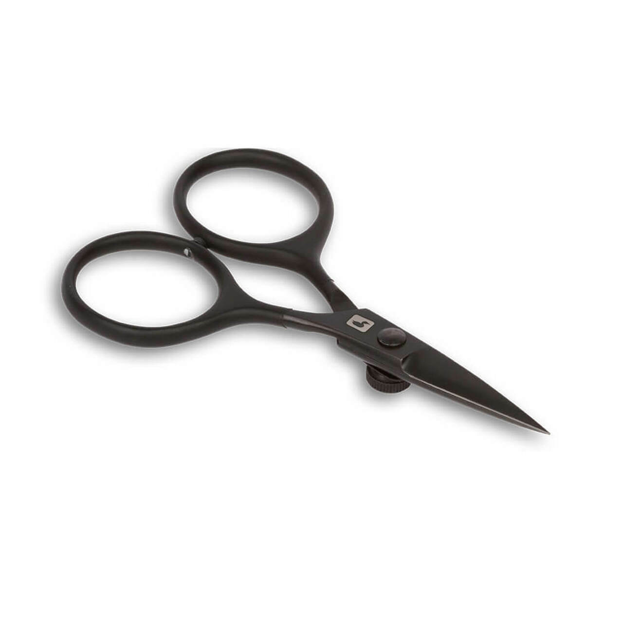 Loon Razor Scissors 4" - Black - Click Image to Close