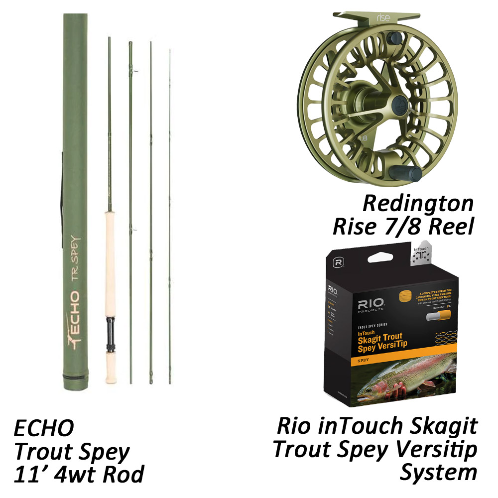 Echo Trout Spey Package - 11' 4wt - $895.00 : Waters West Fly Fishing  Outfitters, Port Angeles, WA
